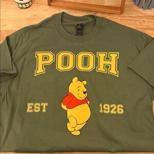 Gildan Green Pooh Short Sleeve Tee
